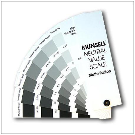 Munsell Matte Neutral Value Scale-Matte Finish