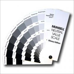 Munsell Glossy Neutral Value Scale-Glossy Finish