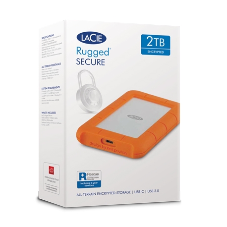 LaCie Rugged Secure - 2TB