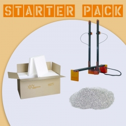 PolyShaper ORANJE Starter Pack: Macchina + Polistirolo + Glitter