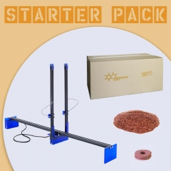 PolyShaper AZUL Starter Pack: Macchina + Polistirolo + Glitter