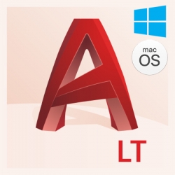 Autodesk AutoCAD LT 2024 per Win e Mac - Abbonamento Annuale con Supporto Avanzato