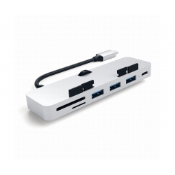 PRO HUB USB-C ALLUMINIO CON AGGANCIO PER IMAC E IMAC PRO SILVER