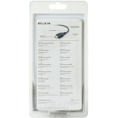 BELKIN CAVO AUDIO/VIDEO HDMI STANDARD 1,5M - NERO