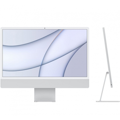 Apple iMac 24'' Retina 4,5K M1 8-Core GPU 8-Core con 8GB di RAM Argento