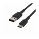 CAVO INTRECCIATO DA USB-C A USB-A 2M - NERO