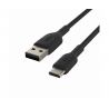 CAVO INTRECCIATO DA USB-C A USB-A 2M - NERO
