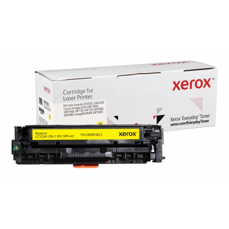 Everyday Toner Giallo, HP CC532A CRG-118Y GPR-44Y a Xerox, 2800 pagine- (006R03823)