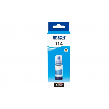 Epson 114 EcoTank Cyan ink bottle