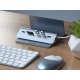 HUB USB-C CON CARD READER CON CAVO - BLU