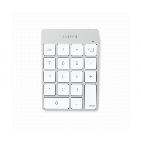 TASTIERINO NUMERICO WIRELESS IN ALLUMINIO SILVER