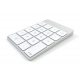 TASTIERINO NUMERICO WIRELESS IN ALLUMINIO SILVER