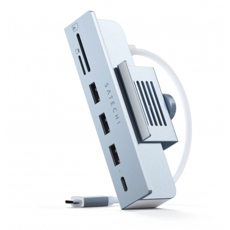 HUB USB-C CON MORSETTO PER IMAC 24 - BLU