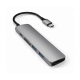 ADATTATORE USB-C SLIM MULTIMEDIA V2 SPACE GRAY