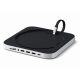 SUPPORTO CON HUB IN ALLUMINIO PER MAC MINI - SILVER