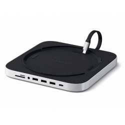 SUPPORTO CON HUB IN ALLUMINIO PER MAC MINI - SILVER