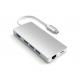 ADATTATORE USB-C MULTI-PORTA 4K ETHERNET V2 SILVER