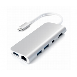 ADATTATORE USB-C MULTIMEDIA SILVER