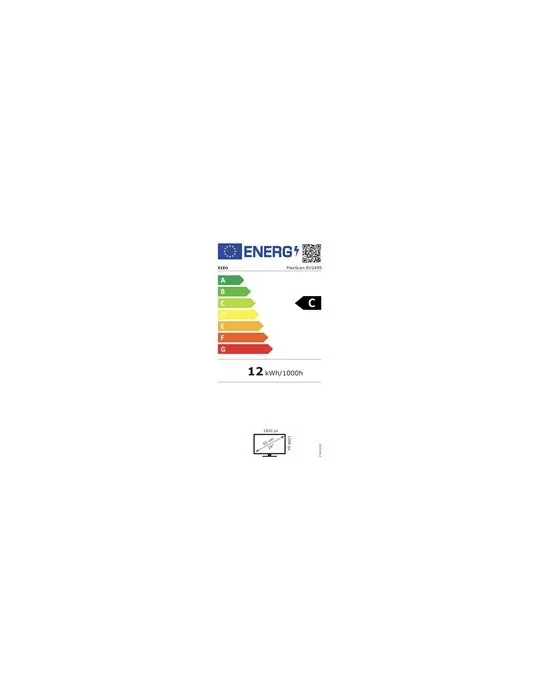 EIZO FlexScan EV2495 monitor 24" - BIANCO