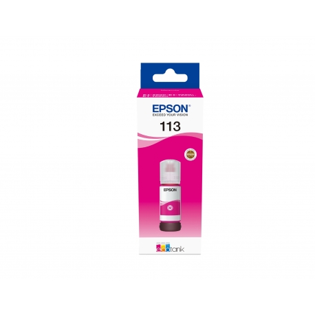 Epson 113 EcoTank Pigment Magenta ink bottle