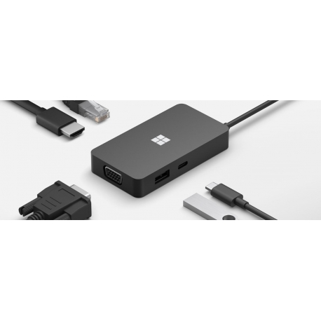 Microsoft 1E4-00003 hub di interfaccia Nero