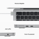 Apple MacBook Air 13'' M2 CPU8-GPU10, 8GB, 512GB - Argento