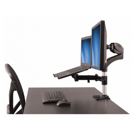 StarTech Supporto per singolo Monitor con base per portatile ad altezza regolabile One Touch