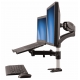 StarTech Supporto per singolo Monitor con base per portatile ad altezza regolabile One Touch