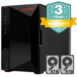 Asustor Nimbustor 2 AS5202T - NAS 2 bay - 8TB (2 x 4TB)