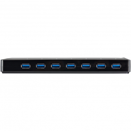 Hub USB 3.0 a 7 Porte con Porte di Ricarica Dedicate - 5Gbps - 2 Porte x 2,4 Amp