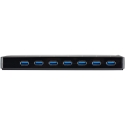 Hub USB 3.0 a 7 Porte con Porte di Ricarica Dedicate - 5Gbps - 2 Porte x 2,4 Amp
