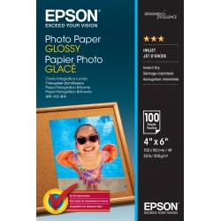 Epson Photo Paper Glossy - 10x15cm - 100 Fogli