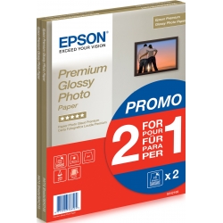 Epson Premium Glossy Photo Paper - A4 - 2x 15 Fogli