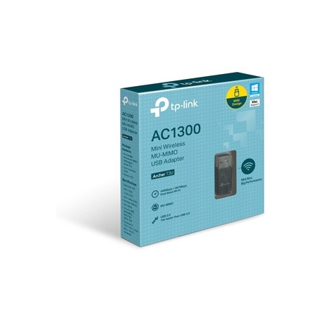 Adattatore USB 3.0 Wi-Fi TP-Link T3U - IEEE 802.11ac - Dual Band