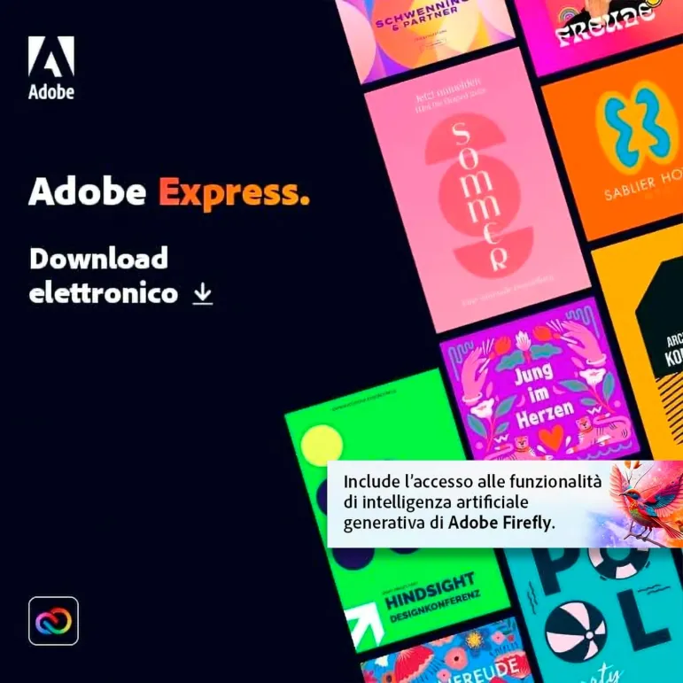 Adobe Express Premium - Abbonamento 12 MESI multilingua