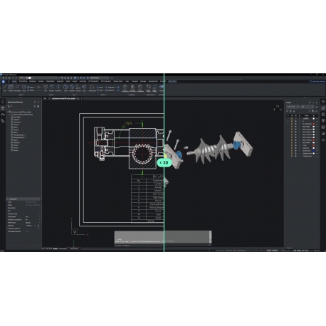 Bricsys BricsCAD Mechanical - Licenza singola in abbonamento annuale per Win e Mac