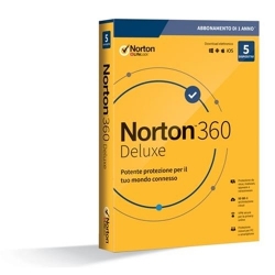 NortonLifeLock Norton 360 Deluxe 2020 Licenza completa 5 licenza e 1 anno i