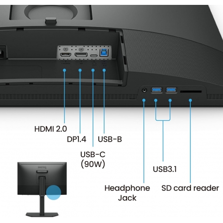 BenQ PhotoVue SW242Q Monitor 24,1" per fotografi