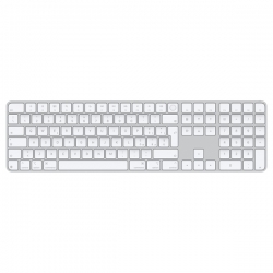 Apple Magic Keyboard con Touch ID e Tastierino Numerico per Mac con chip Apple - Italiano - Tasti Bianchi