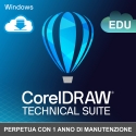 CorelDRAW Technical Suite 2025 Versione Educational perpetua con 1 anno di manutenzione