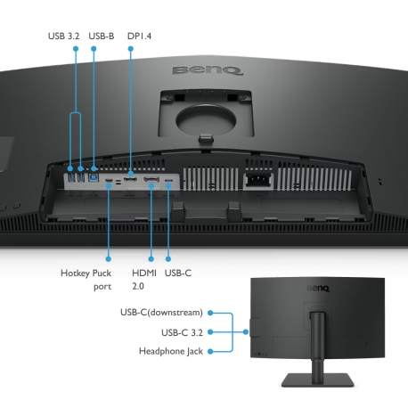 BenQ DesignVue PD2706U Monitor 27" 4K per designer