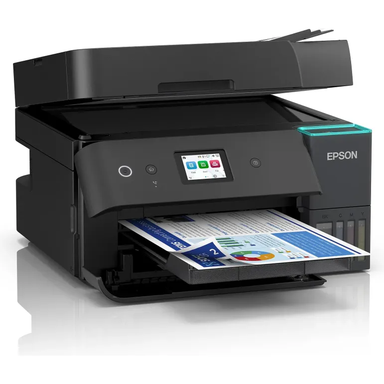 Epson EcoTank ET-4950 Stampante Multifunzione A4 Wi-Fi con serbatoi di inchiostro, fax, stampa e scansione fronte/retro