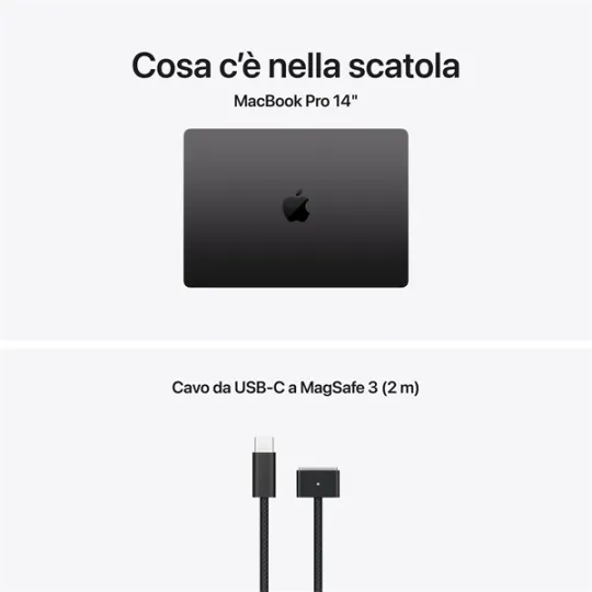 Apple Macbook Pro 14" M5 10-Core CPU and 10-Core GPU, 16GB, 1TB SSD - Nero Siderale