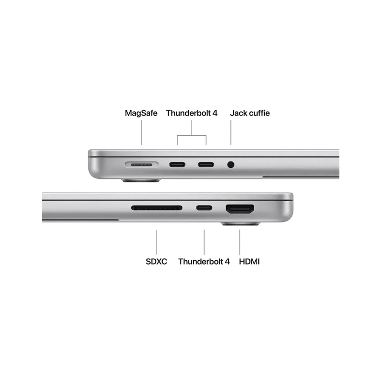 Apple Macbook Pro 14" M5 10-Core CPU and 10-Core GPU, 24GB, 1TB SSD - Argento