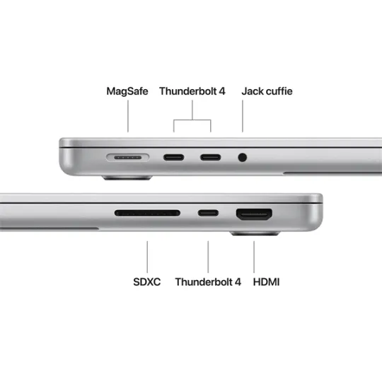 Apple Macbook Pro 14" M5 10-Core CPU and 10-Core GPU, 24GB, 1TB SSD - Argento
