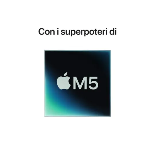 Apple Macbook Pro 14" M5 10-Core CPU and 10-Core GPU, 24GB, 1TB SSD - Argento
