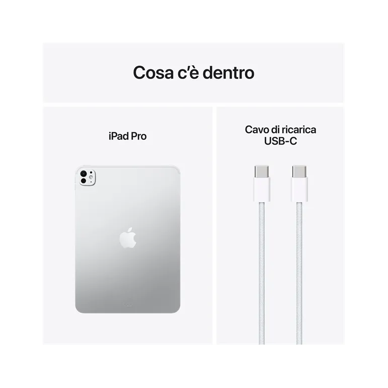 IPAD PRO 11" WI-FI 1TB CON VETRO STANDARD ARGENTO