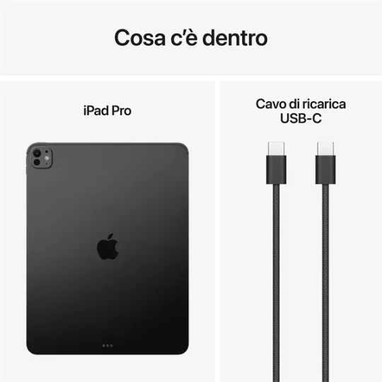 IPAD PRO 13" WI-FI 1TB CON VETRO NANOTEXTURE NERO SIDERALE