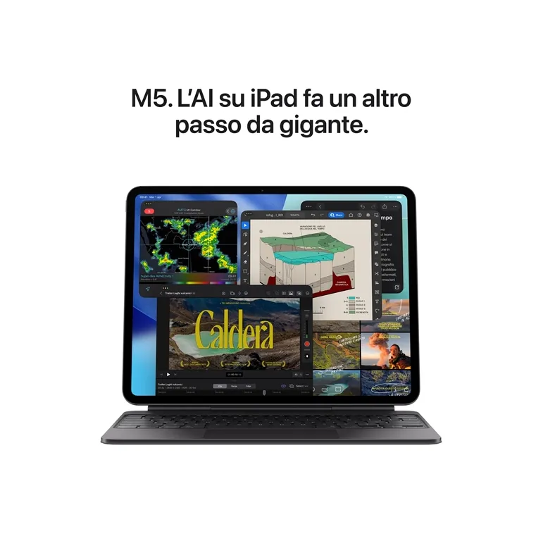 IPAD PRO 13" WI-FI 1TB CON VETRO NANOTEXTURE NERO SIDERALE
