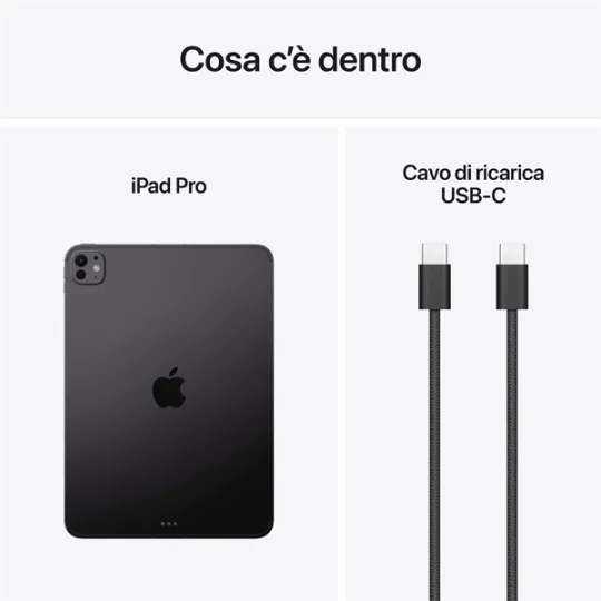 IPAD PRO 11" WI-FI + CELLULAR 1TB CON VETRO STANDARD NERO SIDERALE